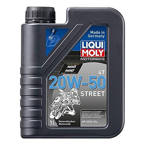 Liqui Moly 20W-50 Basic Street 4T Mineral Cadde Motosiklet Yağı 1L