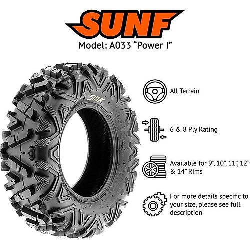 SunF 30x10R14 A033 Power 6PR Atv Utv  Lastii