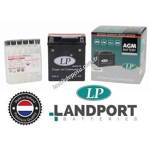 LP YTX7L-BS 12V6AH Bakımsız AGM Motosiklet Aküsü
