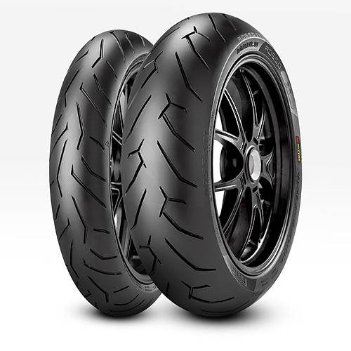 Pirelli Set 120/70ZR17  ve 160/60ZR17 Diablo Rosso II n Arka Takm