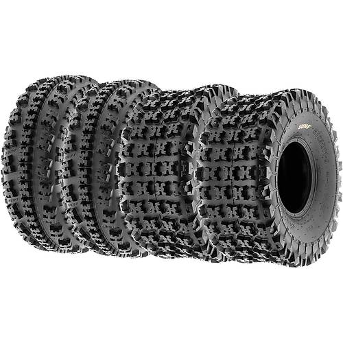 SunF Set 22x7-10 ve 22X10-9 A027 6 Kat Atv Lastik n-Arka