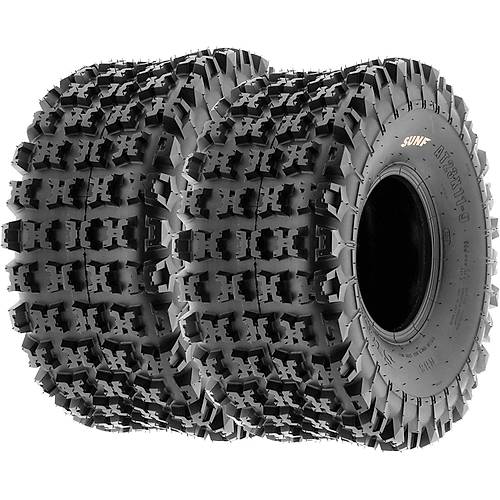 SunF Set 22x7-10 ve 22X10-9 A027 6 Kat Atv Lastik n-Arka