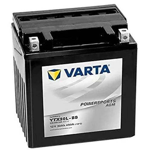 Varta YTX30L-BS 12V30AH AGM Motosiklet Aks