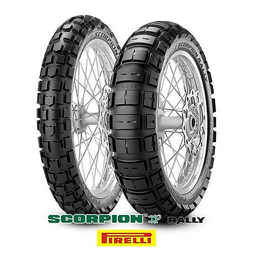 Pirelli Set 120/70R19 ve 170/60R17 Scorpion Rally M+S n Arka Takm