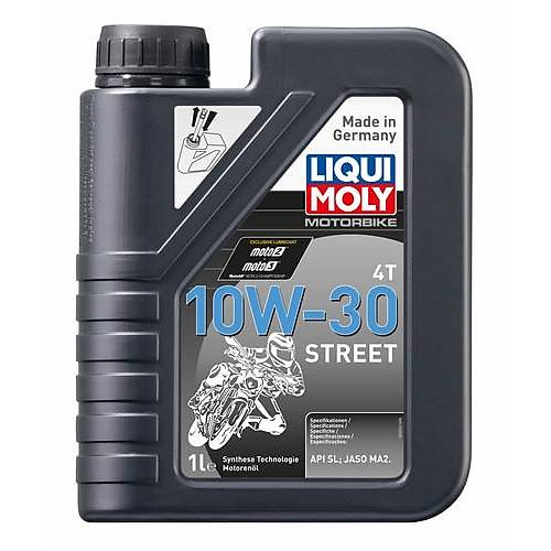 Liqui Moly 10W-30 Street 4T Sentetik Motor Yağı 1L