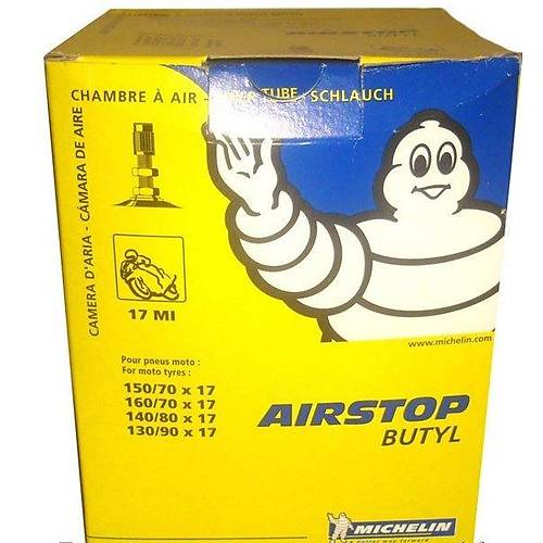 Michelin Airstop 17 MI 130/80-17 Düz Supaplı İç Lastik