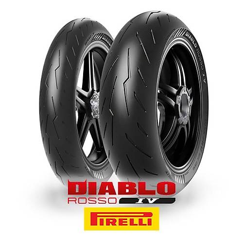 Pirelli Set 120/70ZR17 ve 180/60ZR17 Diablo Rosso IV n Arka Takm