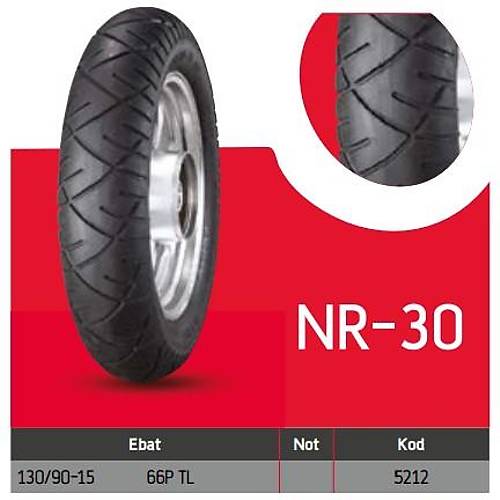 Anlas 130/90-15 NR30 66P TL Motosiklet Arka Lastiği