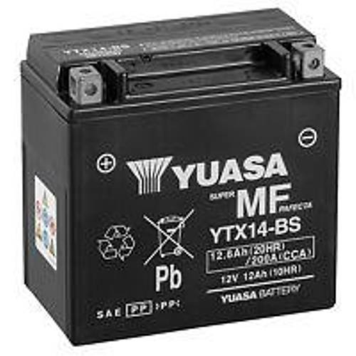 BMW F800 GT Akü (2013-2016) Yuasa YTX14-BS 12V12Ah