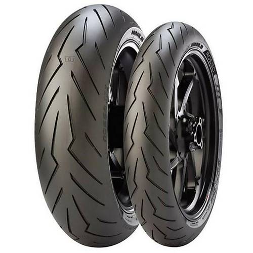 Pirelli Set 120/70ZR17 (D) ve 180/55ZR17 (D) Diablo Rosso III n Arka Takm