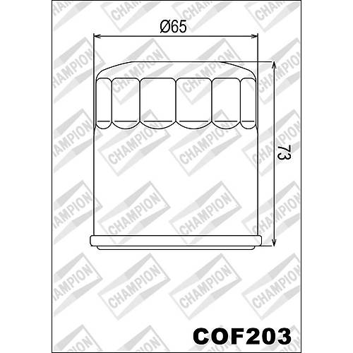 Champion COF203 Ya Filtresi YAMAHA baz modelleri COF203