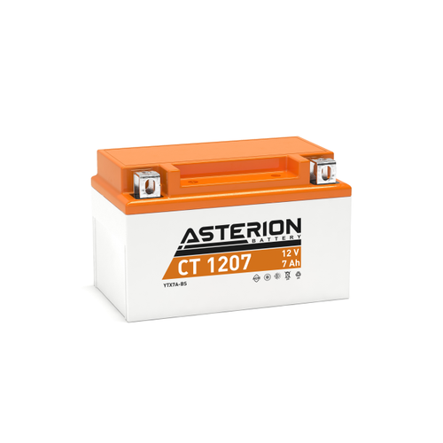 Asterion CT1207 12v7Ah 105 CCA AGM Motosiklet Aküsü