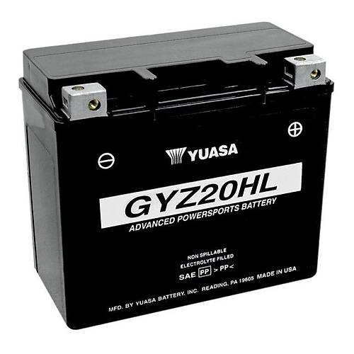 Yuasa GYZ20HL 12V20AH Yksek Performans AGM Motosiklet Aks