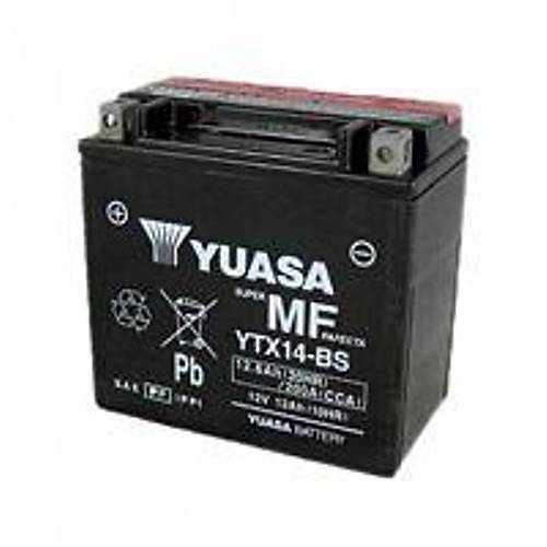 BMW F800 GT Akü (2013-2016) Yuasa YTX14-BS 12V12Ah