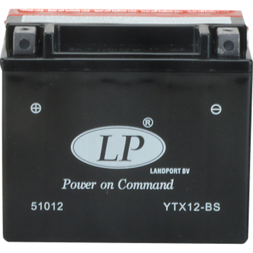 LP YTX12-BS 12V10AH Bakmsz AGM Motosiklet Aks