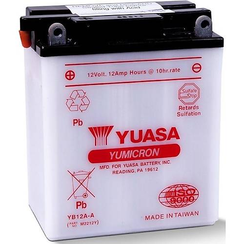 Yuasa YB12A-A 12V12 AH Motosiklet Aküsü