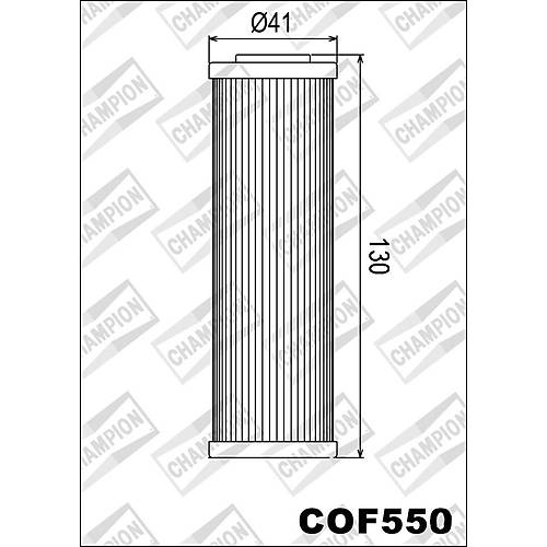 Champion COF550 Yağ Filtresi KTM bazı modelleri COF550