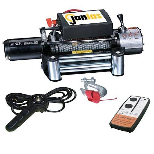 Janlas 6500 lbs elik Halat 4x4 Offroad Vin Uzaktan Kumandal