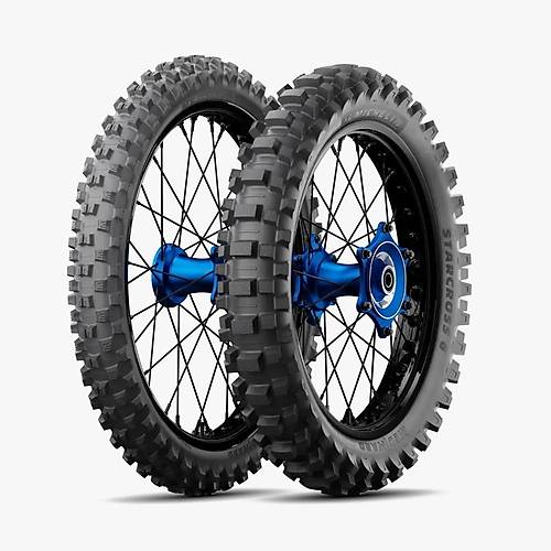 Michelin Set 90/100-21 ve 120/80-19 StarCross 6 Medium Hard TT Motosiklet n Arka Lastik