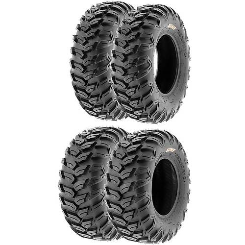 SunF Set 25x8R12 ve 25x10R12 A043 All Trail 6Kat Atv Lastik Takımı Ön-Arka