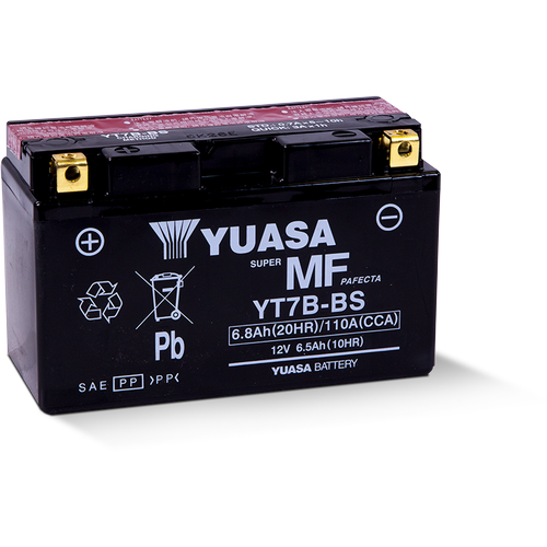 Yuasa YT7B-BS 12V7 AH Bakımsız Motosiklet ve ATV Aküsü