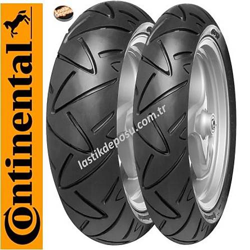 Continental Takm Yamaha XMAX 250 Conti Twist Scooter Lastii n Arka Set