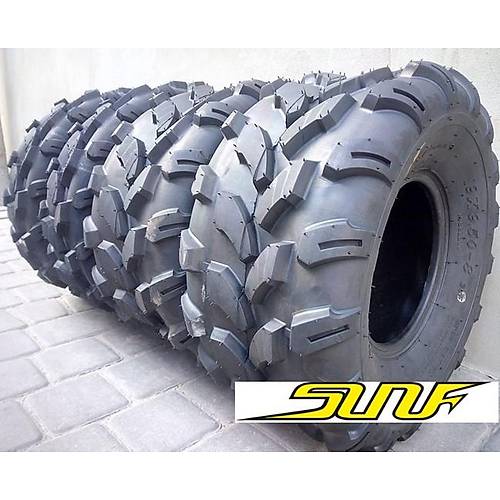 SunF Set 19x7-8 ve 18x9.5-8 A003 6Kat Atv Ön Arka Takım Lastik