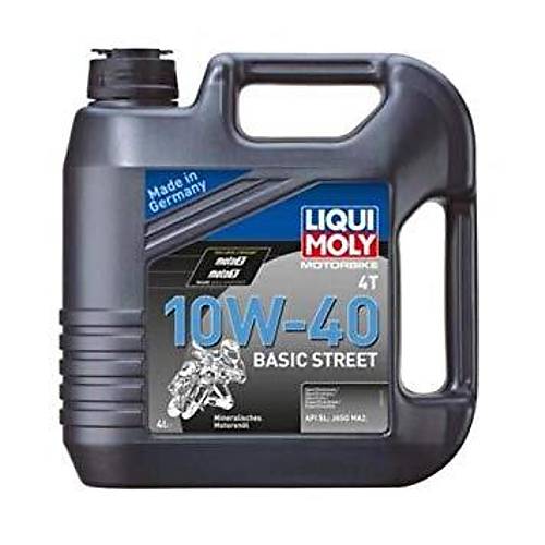 Liqui Moly 10W-40 Basic Street 4T Mineral Cadde Motosiklet Yağı 4L