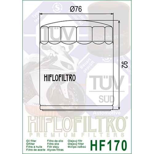 Hiflo HF-170B Ya Filtresi