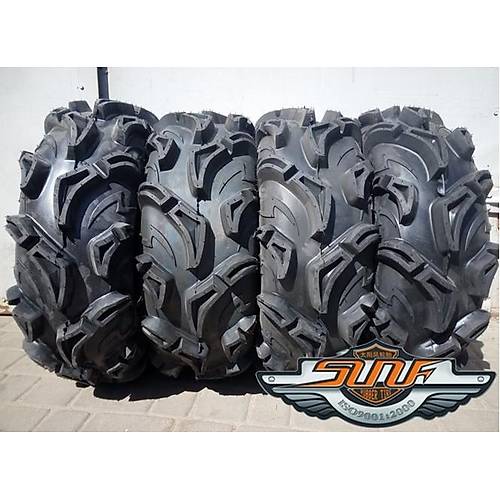 SunF Set 25x8-12 ve 25X10-12 A048 Warrior Atv-Utv Lastik Takm n-Arka