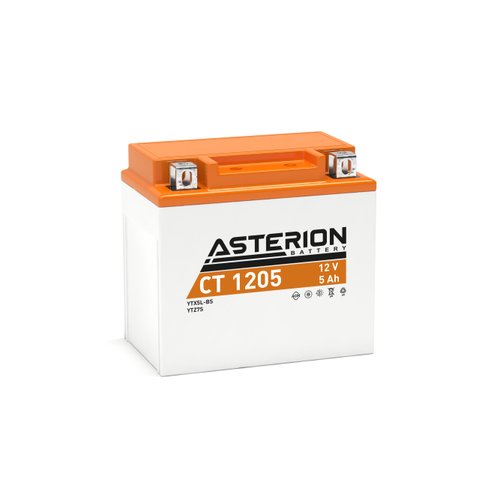 Asterion CT1205 12v5Ah 80 CCA AGM Motosiklet Aküsü