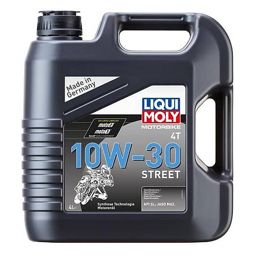 Liqui Moly 10W-30 Street 4T Sentetik Motor Ya 4L