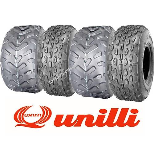 Unilli Set 19x7-8 ve 18X9.5-8 UN722-UN711 Atv Lastik Ön Arka Takım