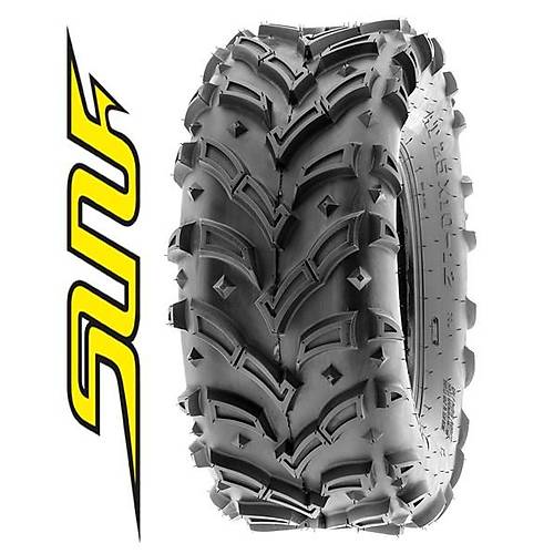 SunF Set 25x8-12 ve 25x10-12 A024 Mud Trail 6Kat Atv Lastik Takımı Ön-Arka