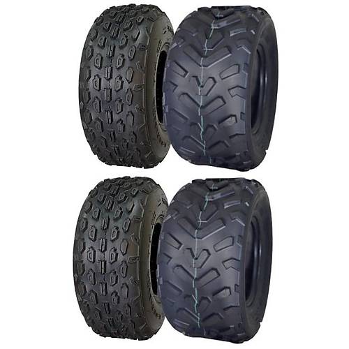 Unilli Set 19x7-8 ve 18X9.5-8 UN722-UN711 Atv Lastik Ön Arka Takım
