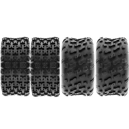SunF Set 21x7-10 ve 20X10-9 A027-A022 6 Kat Atv Lastik n-Arka