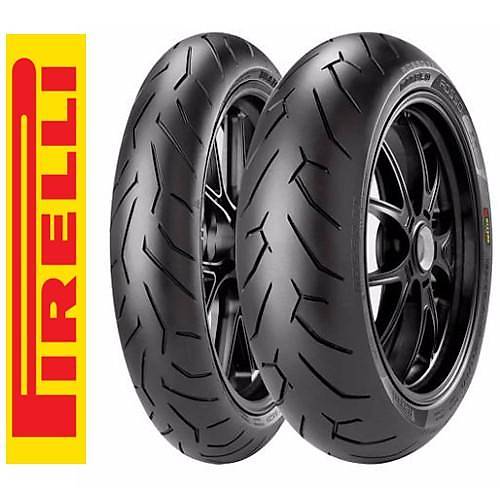 Pirelli Set 110/70R17 ve 150/60R17 Diablo Rosso II n Arka