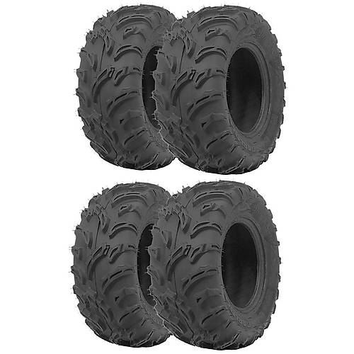 Carlisle Set 25x8-12 ve 25x10-12 Black Rock Ön Arka Atv Utv Lastikleri USA