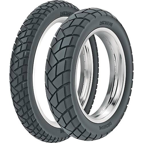 Rinaldi Set 90/90-21 ve 130/80-17 R34 Motosiklet Ön Arka Takım Lastik