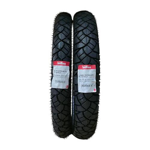 Billas Set 2.75-18 ve 90/90-18 BL080 TL Motosiklet Lastiği