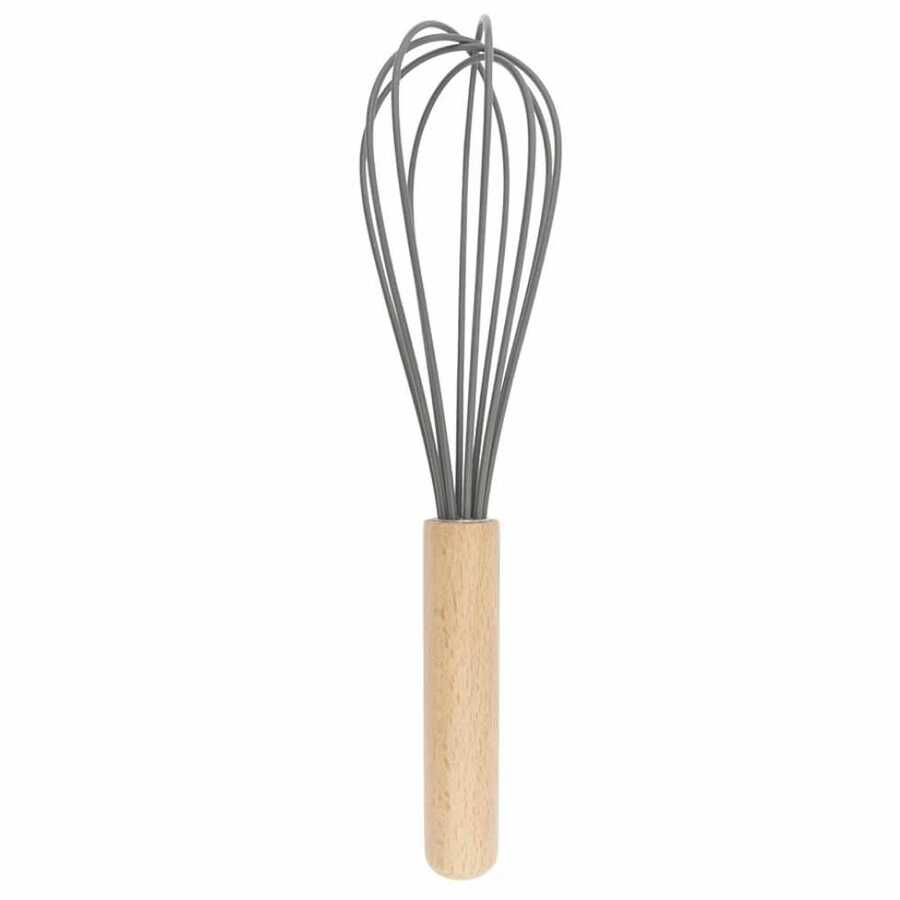 Ahşap Saplı Silikon Çırpıcı 30 Cm