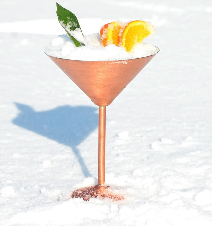 Martini Bardağı Zımparalı