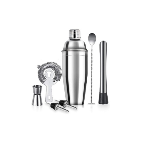 7 Parça Kokteyl Seti Avantajlı Shaker Paketi 750 Ml Shaker