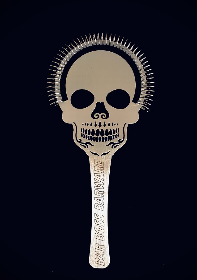 Bar Boss Kokteyl Süzgeç Skull Mixing Glass