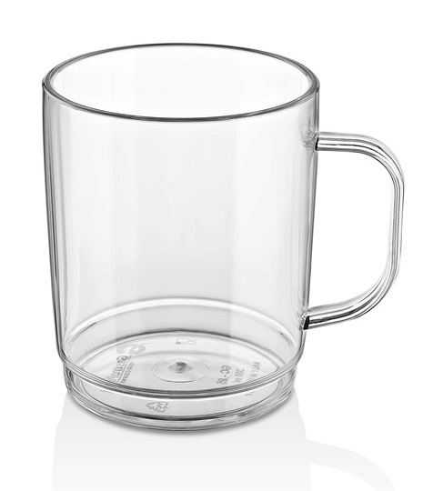 Polikarbon Kulplu Bardak 300 Ml