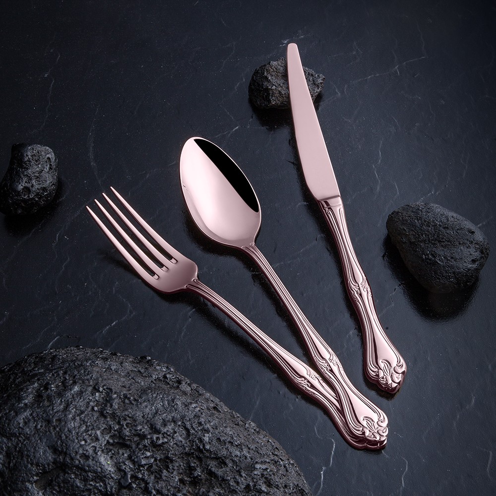 Lalezar Titanium Bronz 36 Parça Çatal Kaşık Bıçak Takımı
