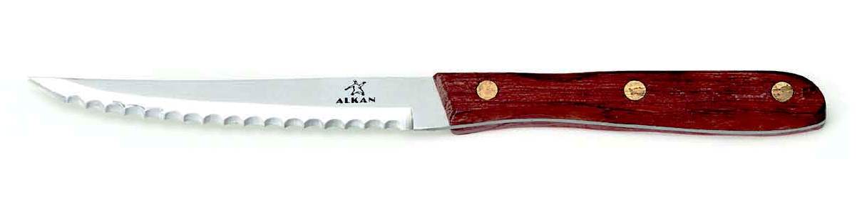 Zicco Gül Saplı Ahşap Steak Bıçağı 22 Cm