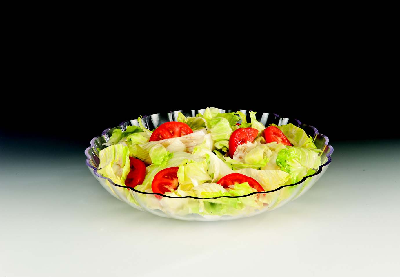 Polycarbonat Yuvarlak Model Teşhir Kase