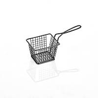 Kare Mini Frit�z Sepeti Siyah