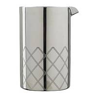 Double Walled Diamond Mixing Glass